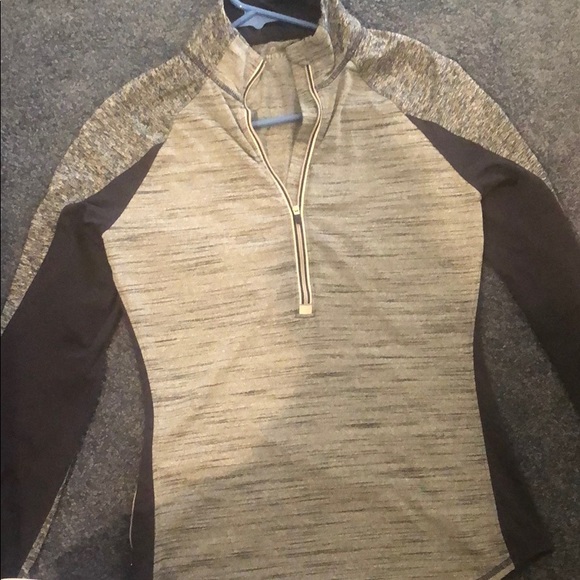 Athleta Tops - ATHLETA Navy blue half zip